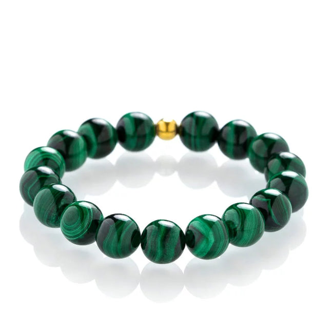 "Blüte und Wandel" Malachitarmband 6-7mm